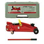 Arabalı kriko araç kaldırma krikosu hidrolik 2 ton plastik çantalı