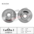 Mercedes Fren Diski Arka - Fren Diski Arka - Bsg 60-210-029