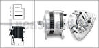 İs Makınası Truck Alternator A127 12v 55a Jcb 2cx,3cx,406,410,412 - Lucas Lea0033