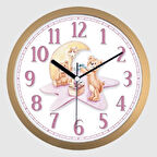 28x28 cm Ayıcıklı Çocuk Odası Duvar Saati 1622