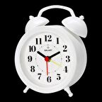 Galaxy Masa Üstü Eskitme Görünümlü 12 cm Çalar Saat Beyaz