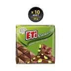 Eti Çikolata Antep Fıstıklı Kare 60 g x 10 Adet
