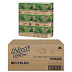 Selpak Profesyonel Recycled Z Katlı Havlu 200 Yaprak - 12'li