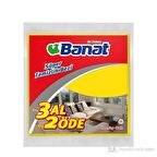 Banat Temizlik Bezi - Sarı Çok Amaçlı Bez ( 3 Al 2 Öde )
