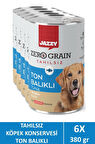Jazzy Zero Grain Yetişkin Köpek Ton Balıklı 380 gr X 6 Adet