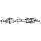 Psa Aks Sol Komple P206 (dis Freze: 25, IC Freze: 22, Boy:601mm, Conta Capı: 60mm)tu5jp4 (1,6 16v) Abs"s - Gsp 245138