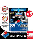Finish Ultimate 255 Yıkama Tablet Bulaşık Makinesi Deterjanı 3x85 Adet