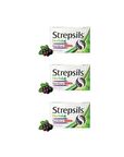 Strepsils Herbal Kara Mürver Pastil 16 Adet 3'lü