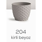 Serınova Kapadokya Saksı 4 No Kirlibeyaz