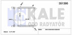 İveco Truck Motor Su Radyatoru İveco Eurocargo I III 00=> (mt) / (cercevesiz) / (570x538x32) [al Pl Brz] - Kale 351395