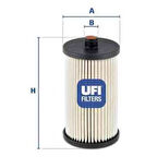 Vag Yakıt Filtresi (mazot) Crafter 2,5tdi Bjm Bjk 06>11(oe) - Ufı 26.012.00