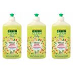 U Green Clean Baby Bitkisel  Biberon Emzik Temizleyici 3 x 500 ml