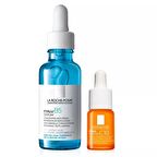 La Roche Posay Hyalu B5 Yaşlanma Karşıtı Hyalüronik Asit 30 Yaş + Gece-Gündüz Yüz ve Boyun Serumu 30 ml Set 