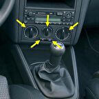 VW Golf 4 1998-2004 Klima Kalorifer Kontrol Ayar Düğmeleri 1J0820045F