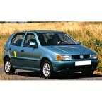 VW Polo Hatchback 1994-1999 Sağ Arka Kapı Orta Çıtası Siyah 6N4853754A