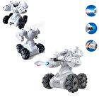 Kumandalı Işıklı Mermi Ve Buhar Atan Full Fonksiyon Robot Araba