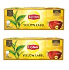 Lipton Yellow Label Bardak Poşet Siyah Çay 100'lü 