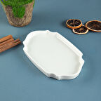 Aryıldız Lunar Kare Oval Servis Tabağı 20 cm