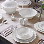 Aryıldız Seawave Platin 60 Parça 12 Kişilik Yemek Takımı