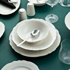 Aryıldız Tiffany Platin 30 Parça 6 Kişilik Yemek Takımı