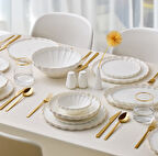 Aryıldız Margaret Gold 54 Parça Yemek Takımı