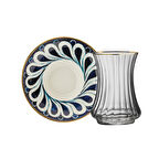 Sandro Moreno 1898 İznik Optik 12 Parça 6 Kişilik Çay Seti 150 ml