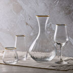 Aryıldız Crystal-x Gold 37 Parça 12 Kişilik Su Seti