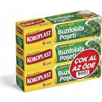 KOROPLAST 3 LÜ ÇOK AL AZ ÖDE BUZDOLABI POŞETİ ORTA 20 Lİ 24*38  