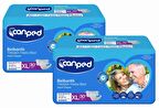 Canped Belbantlı Tekstil Yüzeyli Hasta Bezi Extra Büyük Boy Large 60lı