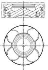 Fiat Motor Piston+segmanı Astra J Corsa D Grande Punto1.3cdtı 16v Linea Grande Punto 199a3000 Multıjet - - Mahle 011pi00100001