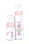 Bebsi Cam Biberon Seti Pembe 250 ml +125 ml  no:230
