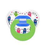 Wee Baby 833 Desenli Damaklı Emzik 0-6 Ay Yeşil