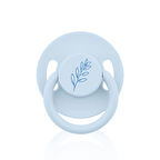 Pure Yuvarlak Uçlu Kauçuk Emzik No:3 Mavi 18+ Ay