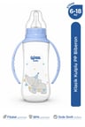 Wee Baby Klasik Kulplu PP Biberon 270 ml Mavi 6-18 Ay