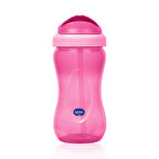 Pipetli Bardak 350 ml Pembe