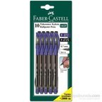 Faber-Castell 1425 Tükenmez 5 Siyah 5 Mavi 10'lu (5500142510)