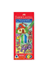 FABER CASTELL MİDİ ÜÇGEN BOYA KALEMİ 12/TB 334000