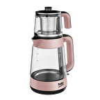 Beko CM 5964 Floral Işıklı 1900 W Cam 2 lt Elektrikli Çay Makinesi 