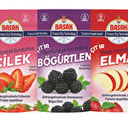 BAŞAK FREEZE DRİED-DONDURARAK KURUTULMUŞ -KARMA (1)-2 ÇİLEK-2 ELMA-2 BÖĞÜRTLEN