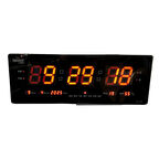 Enarose Elektrikli Dijital Duvar Saati E2158 Krom