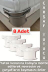 Pratik Nevresim Yorgan Kılıfı Çarşaf Tutucu Sabitleyici Yastık Nevresim Sabitleyici Aparat 8 Adet