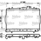 Hyundaı Motor Su Radyatoru Accent 1,3 1,5 94 00 Manuel Vites (335x603x18) - Valeo 732488