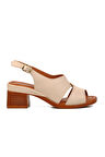 Venüs Bej Kadın Topuklu Sandalet