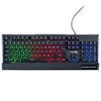 Turbox Paddock TR-K115 USB Kablolu Rainbow Gaming Standart Q Rainbow Aydınlatma Klavye