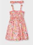Mayoral kız çocuk askılı elbise bandana   3954