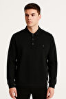 Ercan Regular Fit Polo Yaka Uzun Kol Sweatshirt - 7419