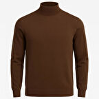 Slim Fit Polo Yarım Balıkçı Uzun Kol Erkek Triko - 7425