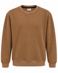 Basic Bisiklet Yaka Relaxed Regular Erkek Örme Doku Sweatshirt - 7774