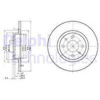 Tofas On Fren Aynası (diski) Brava Bravo I Marea Punto Tempra Tipo Alfa Romeo 145 146 (257mm) - Delphi Bg2411