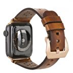 Bouletta Apple Watch Uyumlu Deri Kordon Vigo 42-44-45mm RST2EF Taba